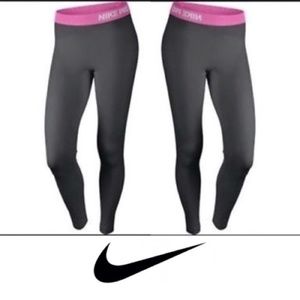 Nike Dri Fit Pro Core Compression Tights Pink/Gray